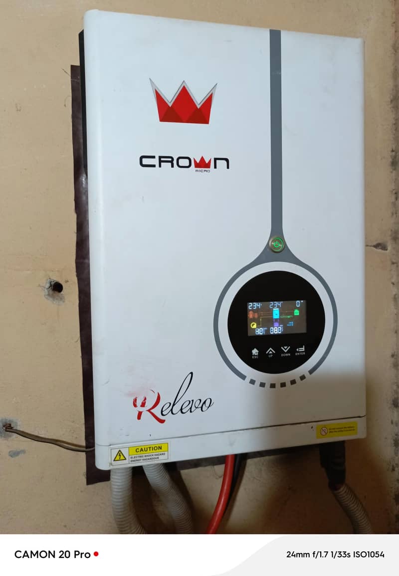 Crown Relevo 4.2 kwh, Breaker & Dc wire GM 25mm

                                                            alt=