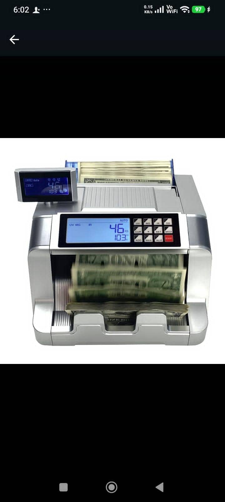 Cash Counting Machine with Fake Note Detector Mix value counting IR

                                                            alt=