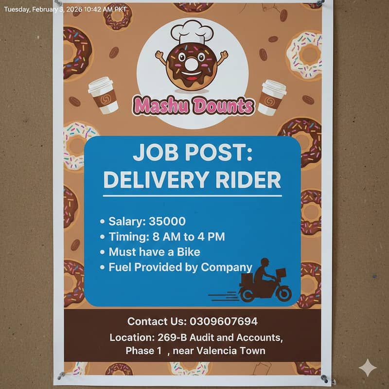 Delivery Rider Required

                                                            alt=