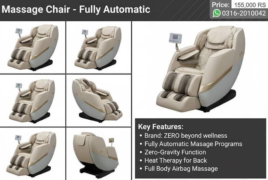 Luxury Zero Gravity Massage Chair | Electric Massage Chair | Recliner

                                                            alt=