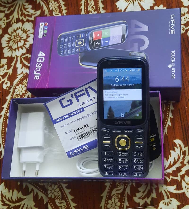 G'Five 4G Style Touch n Type Just Box Opened

                                                            alt=