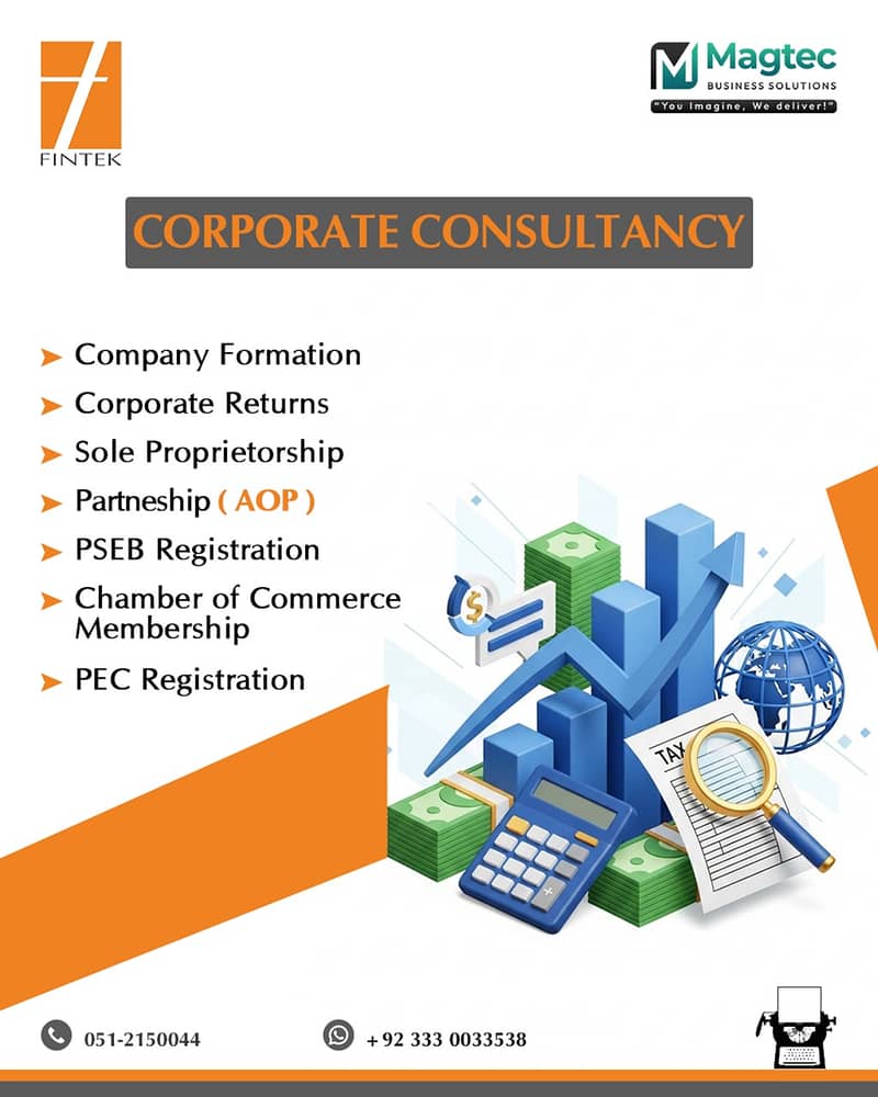 Income Tax Return,Tax Consultant, FBR, NTN ,Sales tax ,Accounting, ERP

                                                            alt=