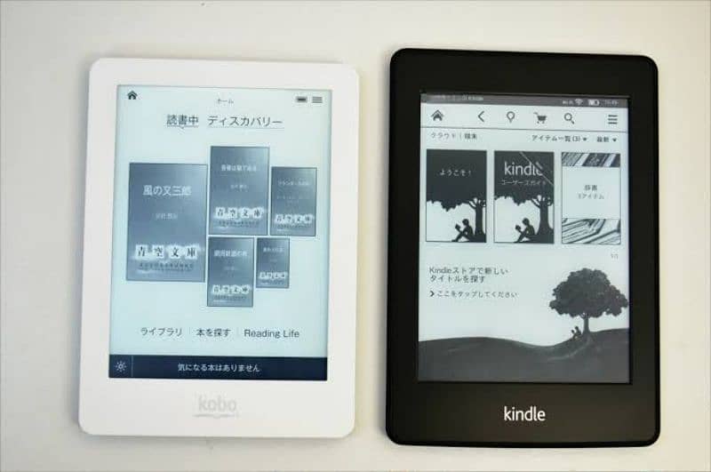 Amazon book reader Paperwhite kindle Kobo Nook sony onyx eBook Basic

                                                            alt=