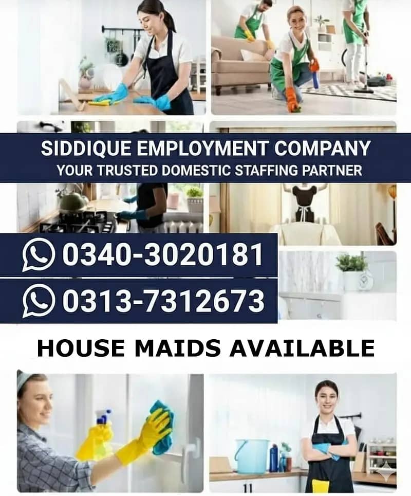 House maids, Maid, Baby Sitter, Chef, Home Cook, Patient Care, Driver

                                                            alt=