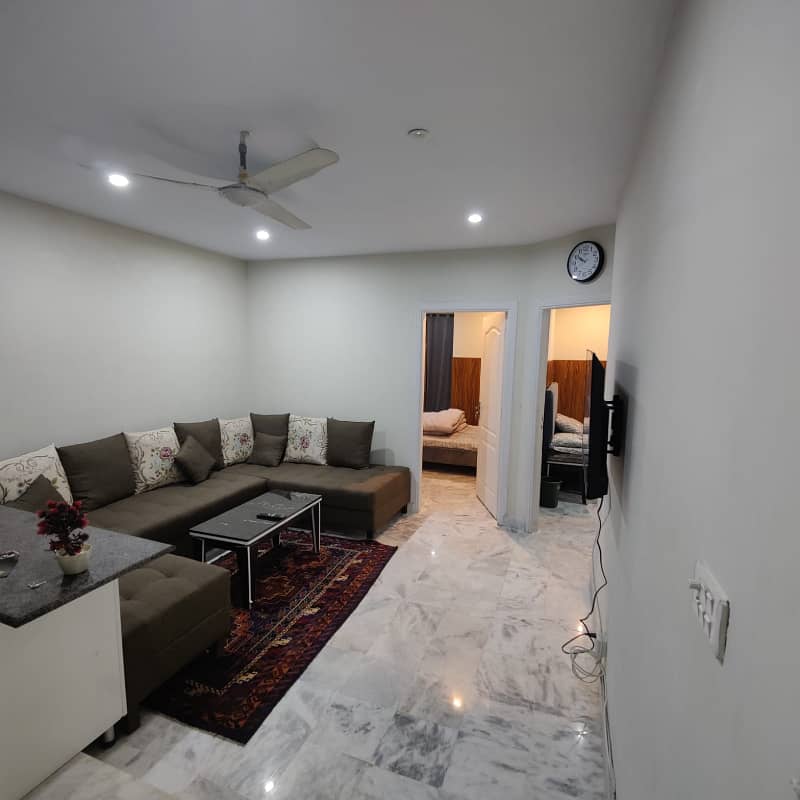 One bedroom apartment fully furnished available for rent in E-11 2

                                                            alt=