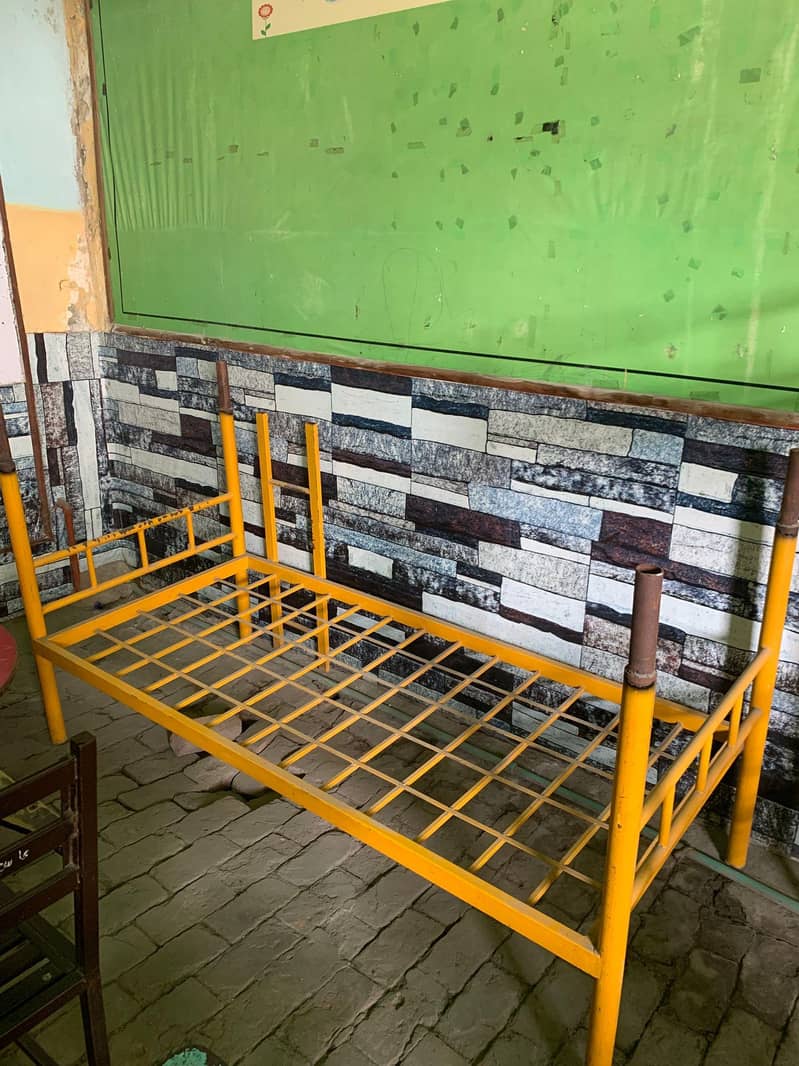 Bunk bed  - iron bunk bed - bunker bed - bed - iron bunker bed

                                                            alt=