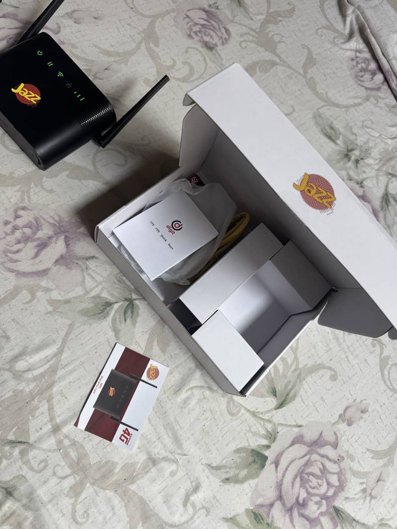 Jazz Home Wifi Router 2 days used with monthly package

                                                            alt=