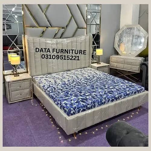 Double bed/king size bed/dressing table/bed set/Poshish bed/furniture

                                                            alt=