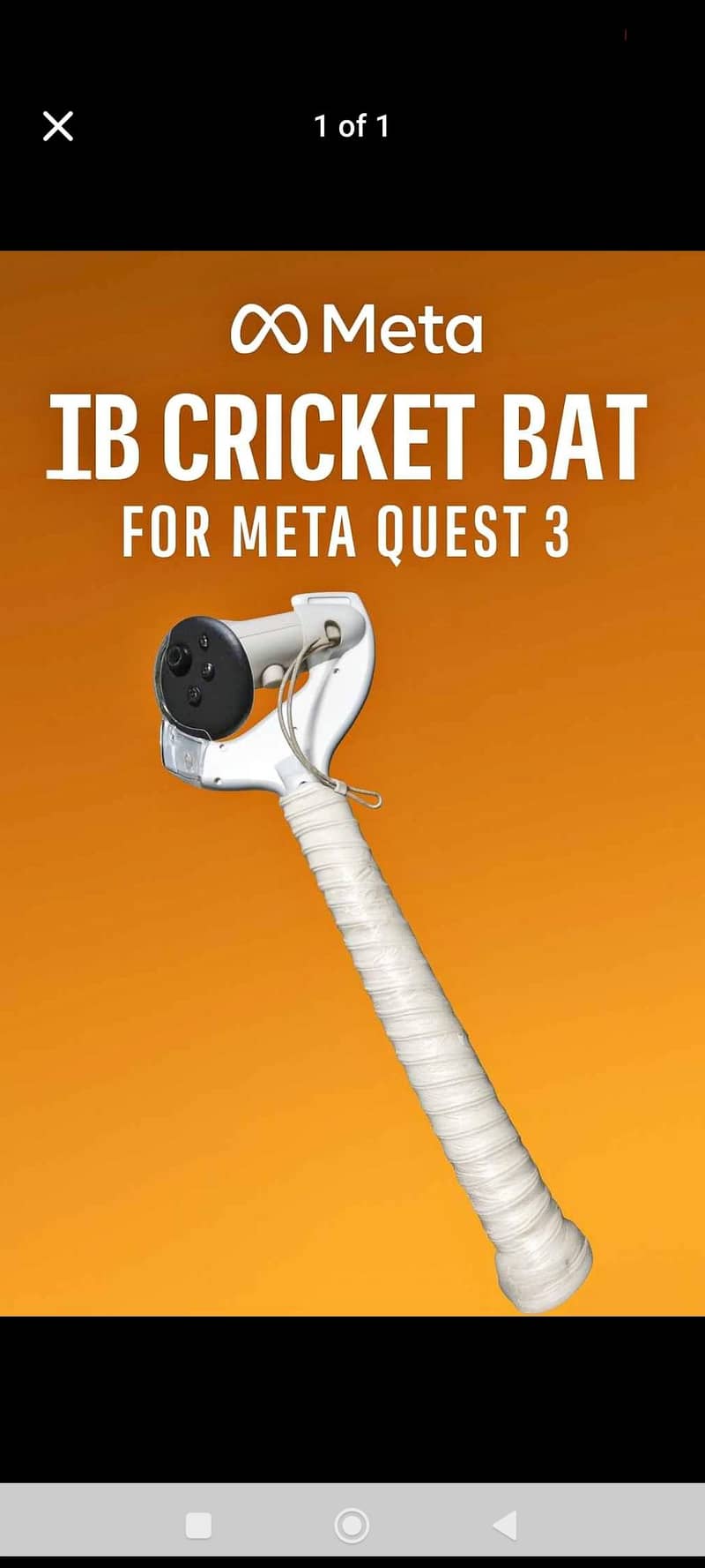 Quest cricket bat | ib cricket | VR Meta Quest 2 & Quest 3 | vr ib bat

                                                            alt=