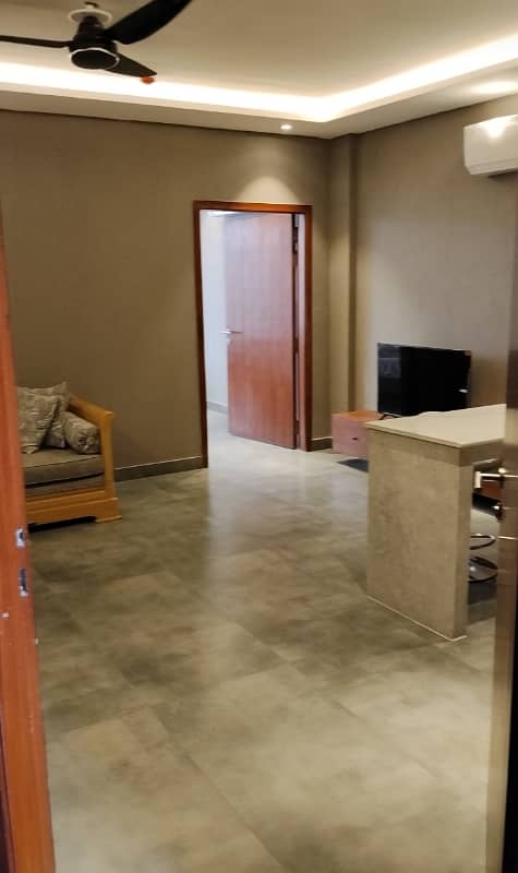 One Bed Fully Furnished Apartment Available For Rent On Prime Location In Reasonable Price

                                                            alt=