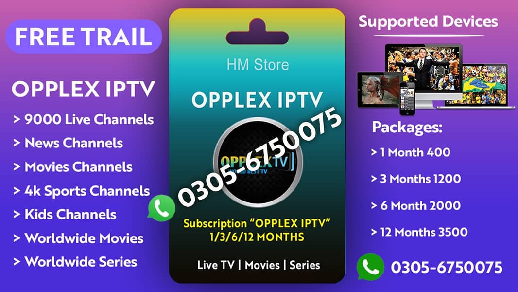 OPPLEX TV IPTV Live TV Channels / Android & Smart LED World Cup live

                                                            alt=