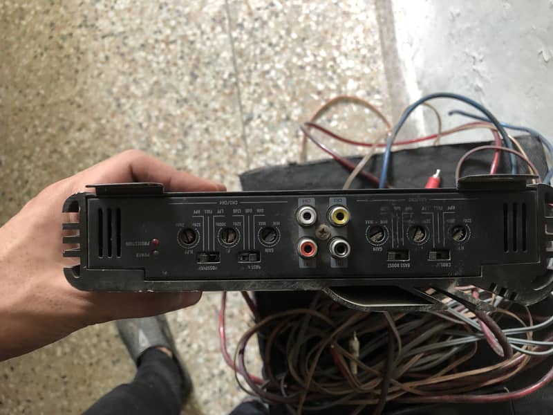 Rockmars amplifier 4 channels with bm woofer