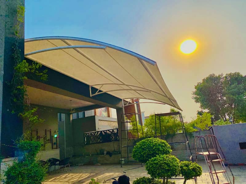 Car roof shade / Waterproof shade / Pvc car porch / Wall mounted shed