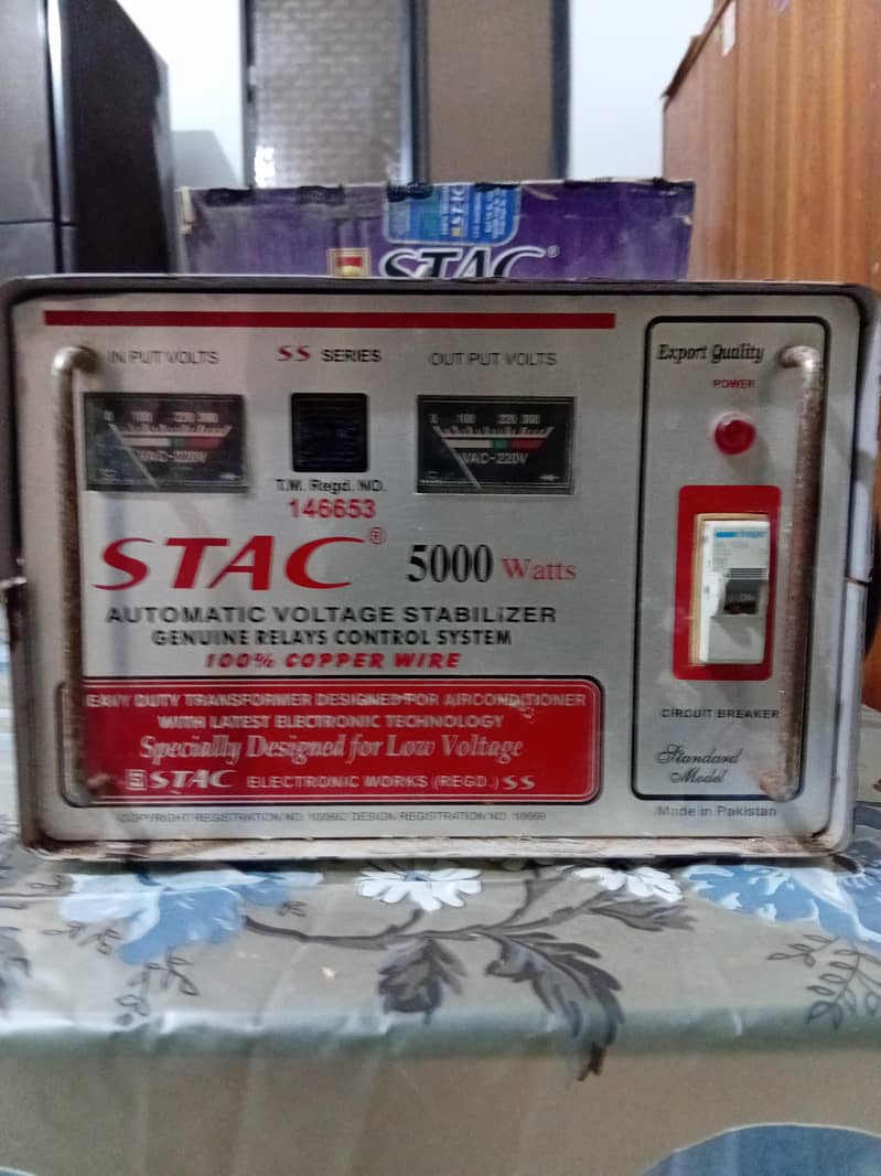 STAC 5000 Watt  automatic voltage Stabilizer

                                                            alt=