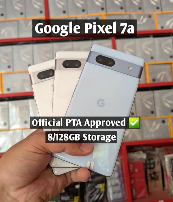 Google Pixel 7a Official PTA Approved

                                                            alt=