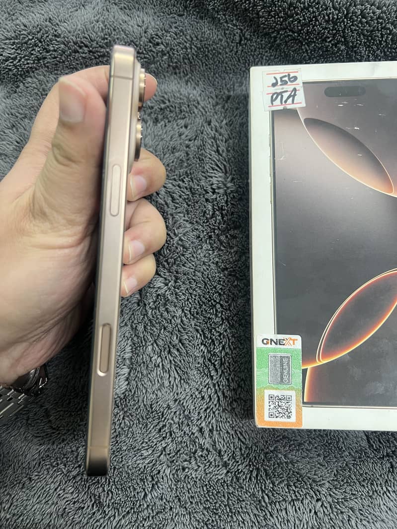 iPhone 16 Pro max  256GB  PTA Approved Genuine

                                                            alt=