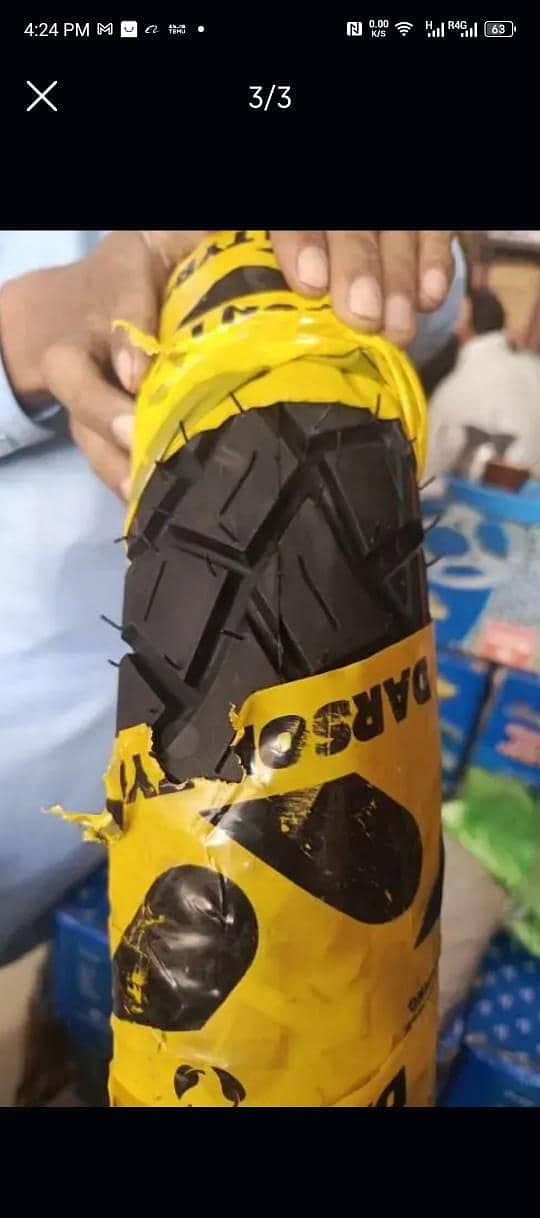 Darson 100/90/18 Tubeless Tyres/Tyer Honda/Suzuki/Yamaha 125/110/150cc

                                                            alt=