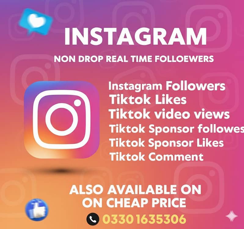 Instagram followers, likes,views

                                                            alt=