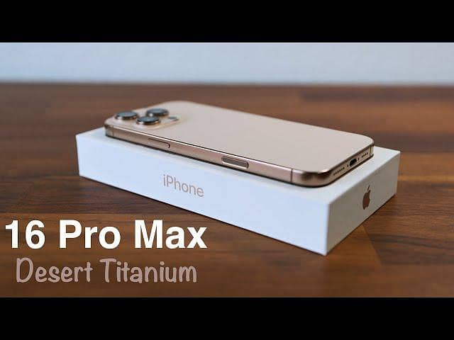 IPhone 16 pro max

                                                            alt=