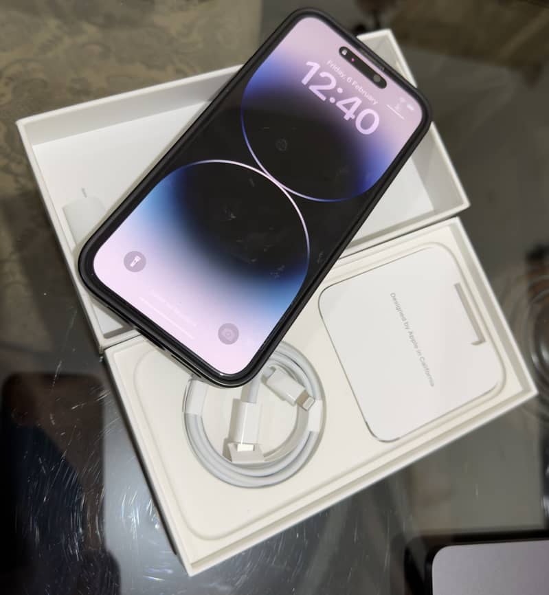 iPhone 14 Pro Max | 256GB | PTA Approved | Box | Like New

                                                            alt=