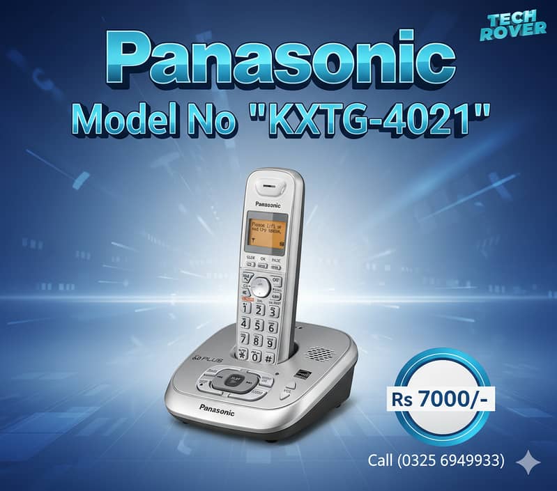 Panasonic KXTG-4021 Landline Telephone ,Office Phone , Reception Desk

                                                            alt=