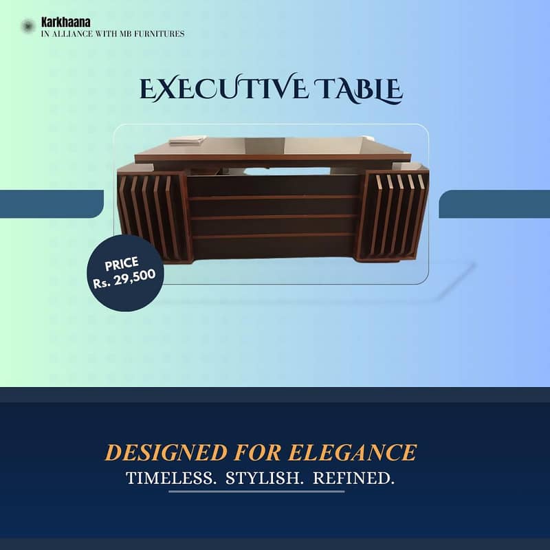 Office Executive Table for Sale

                                                            alt=