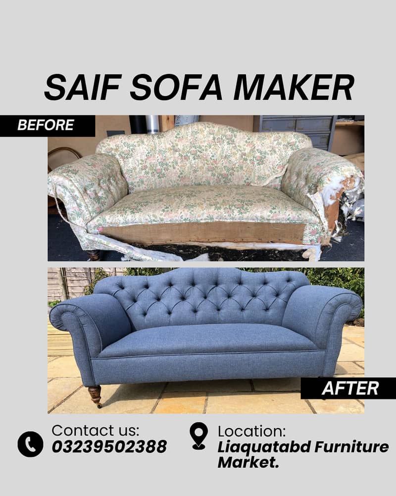 Sofa maker | Fabric change | Sofa set maker | sofa repairing

                                                            alt=