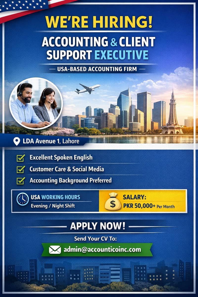 Accounting & Client Support Executive

                                                            alt=