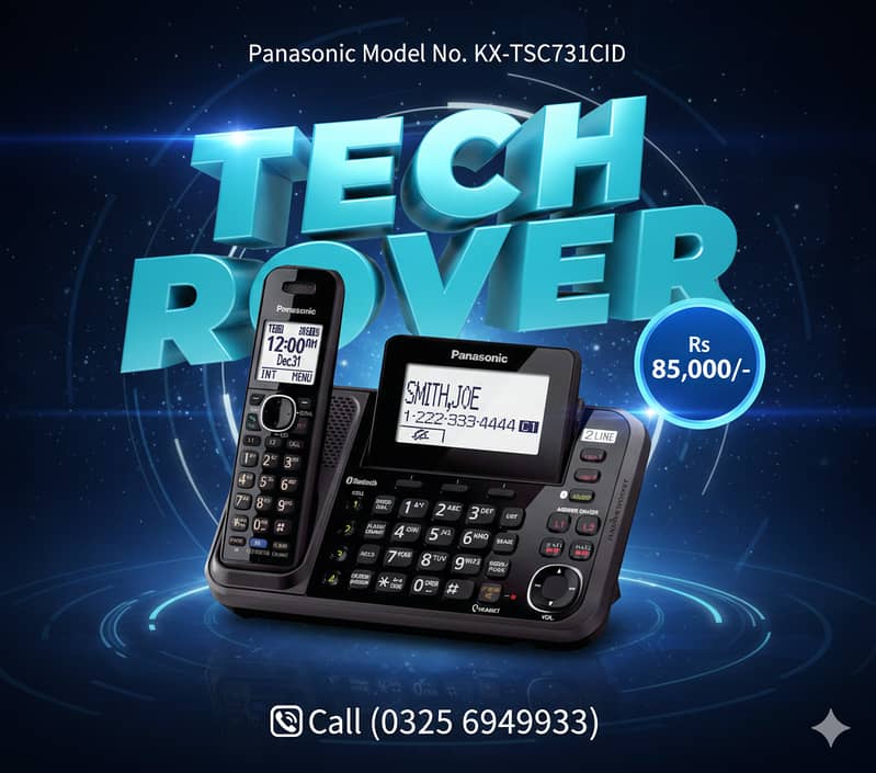 Panasonic KX-TG9541 Wireless Phone Landline Handset Phone TELEPHONE

                                                            alt=