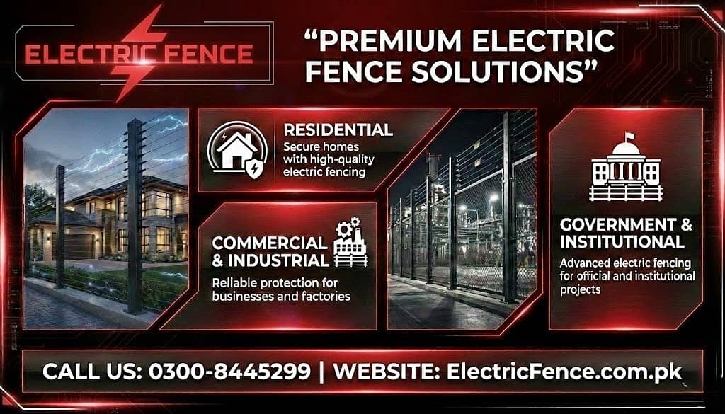 Electric Fence | Security Fencing | House Protection | Wire fence

                                                            alt=