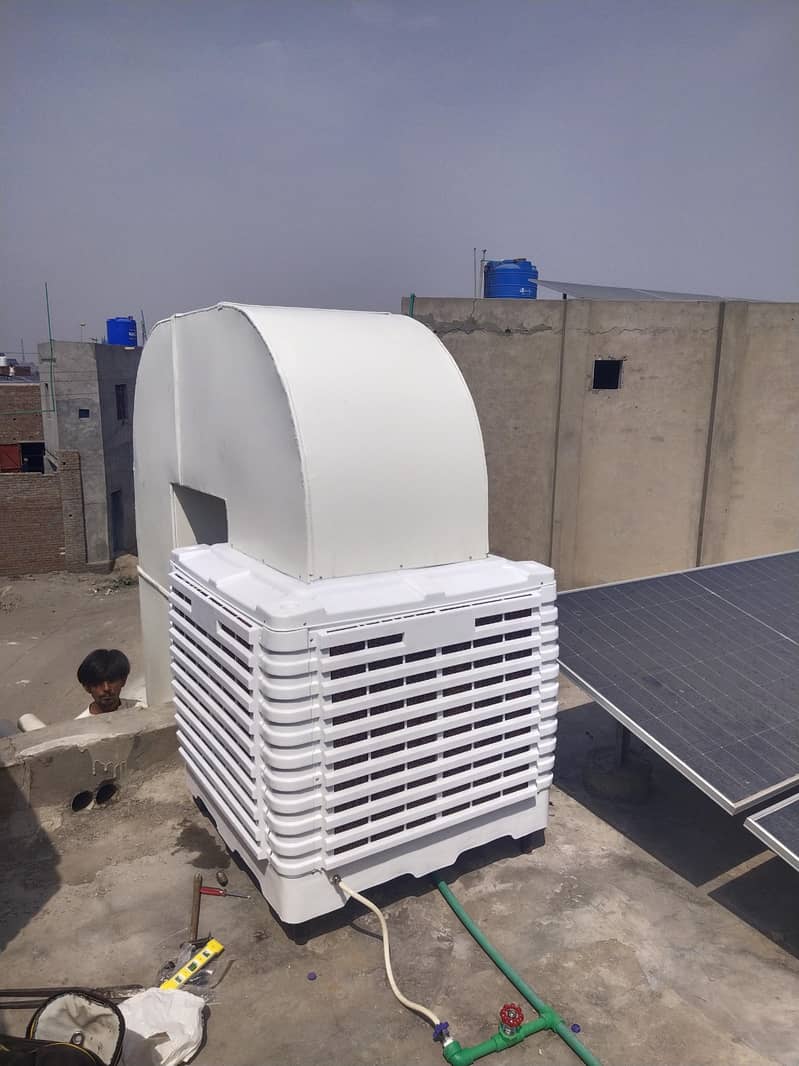 Evaporative air Cooler and Ducting Most Energy savercall 03006121281

                                                            alt=