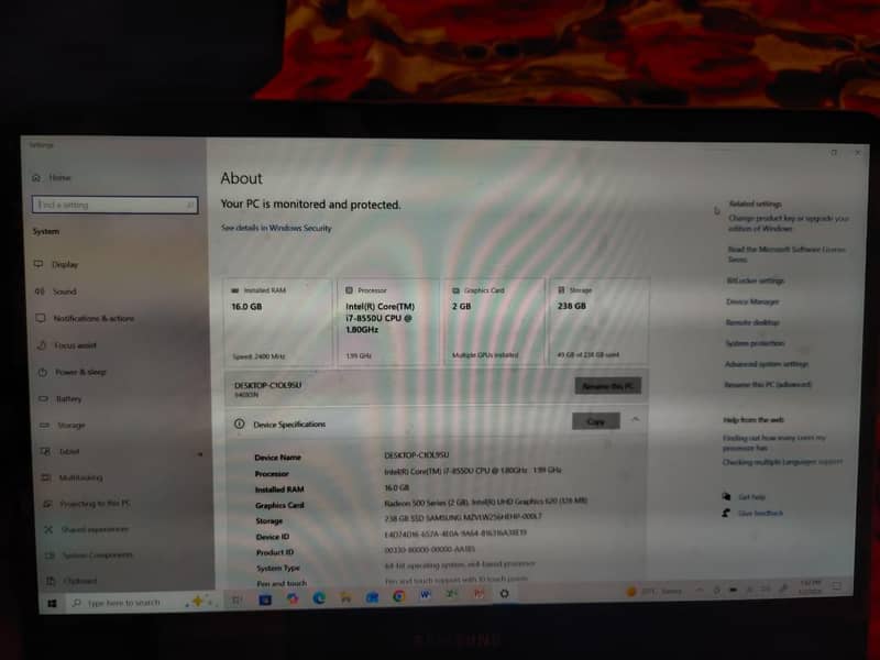 Samsung Notebook  9 Pro ( Core i7 8th Gen , Touch Screen 360° )

                                                            alt=