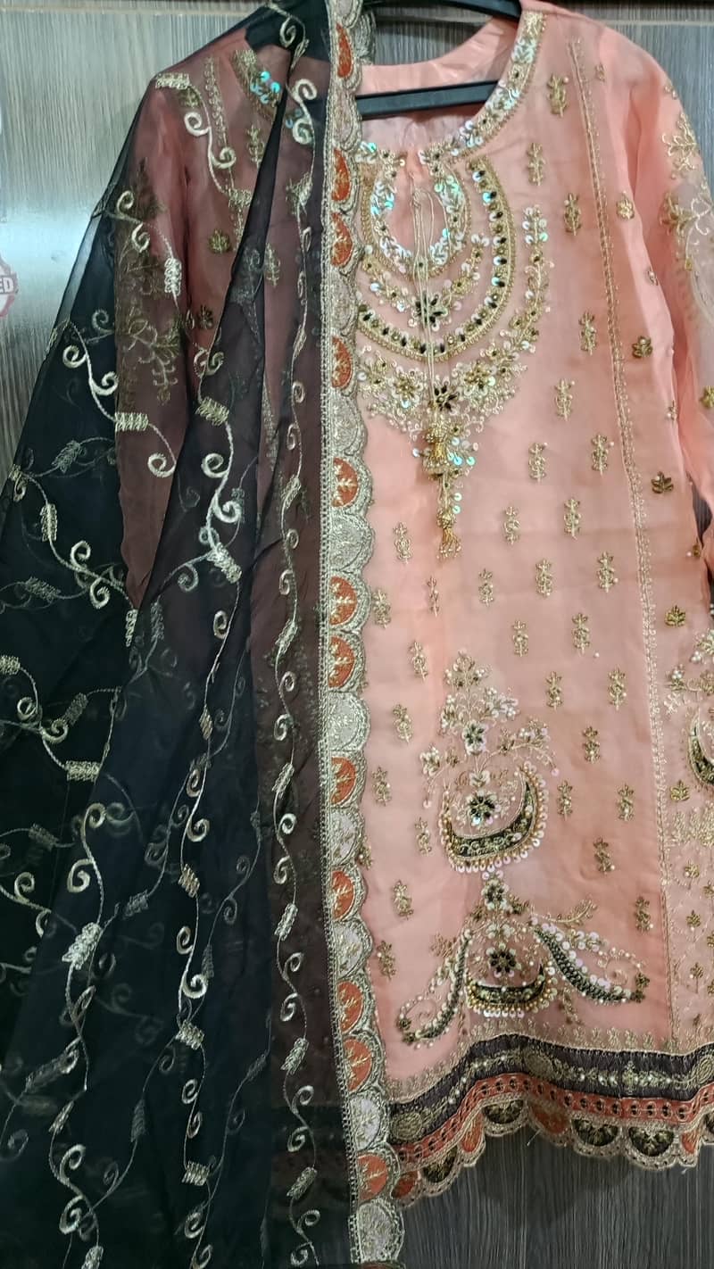 Fancy party wear-Handmade  work

                                                            alt=