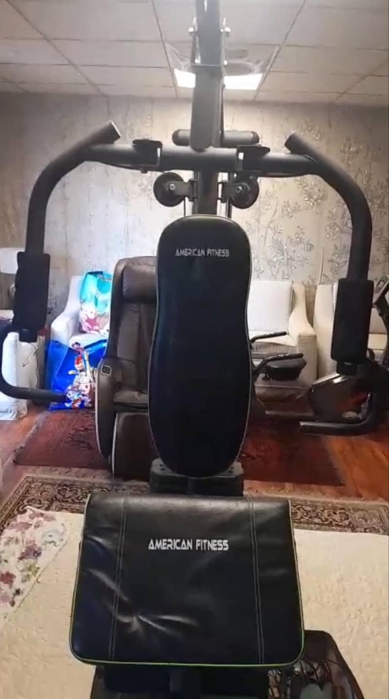 American Fitness Home Gym Machine - All-in-One Multi Station

                                                            alt=