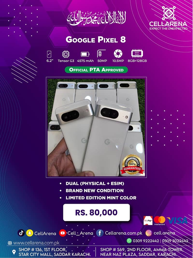 GOOGLE PIXEL 8 APPROVED - CELLARENA

                                                            alt=