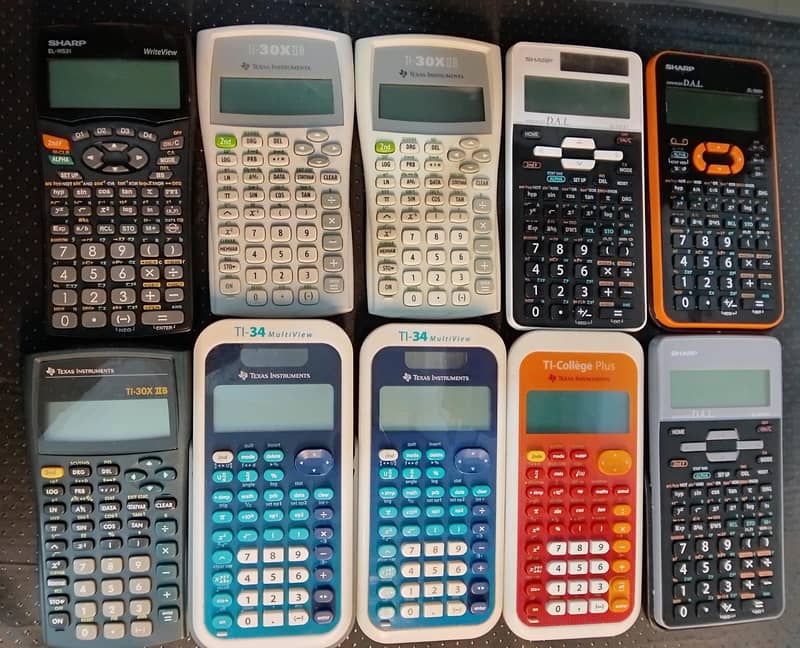 TEXAS INSTRUMENTS , SHARP TI-34 MULTIVIEW CALCULATORS

                                                            alt=