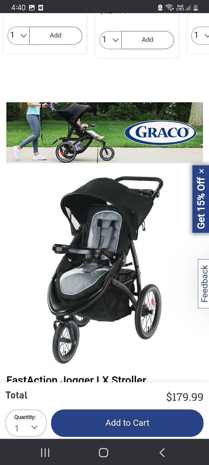 Graco baby stroller /Baby Pram /Kids Pram /Pushchair  /Stroller /Kids

                                                            alt=