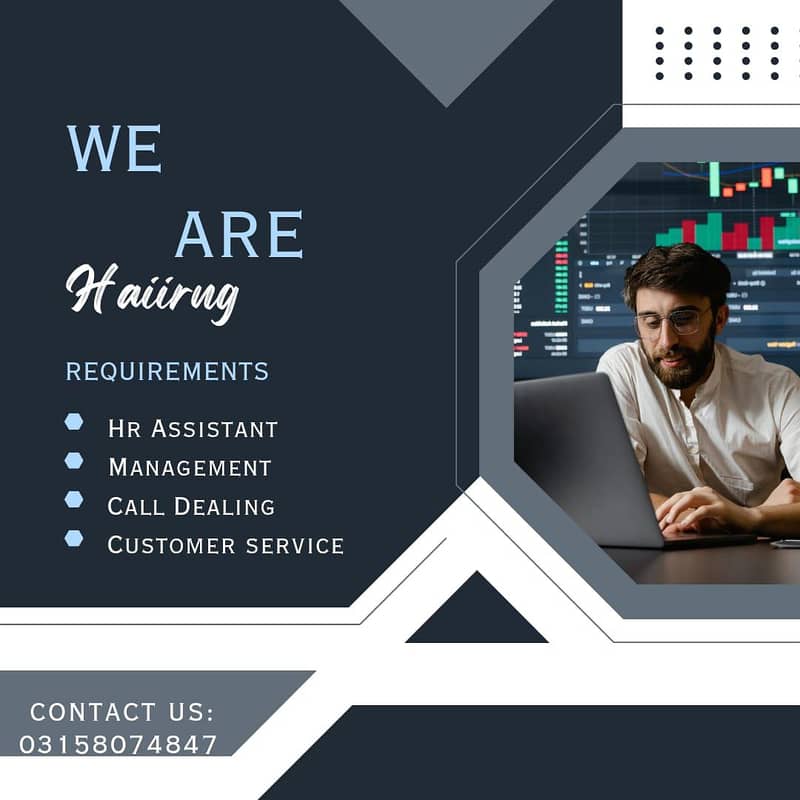 New Hairing male and female only for Karachi

                                                            alt=