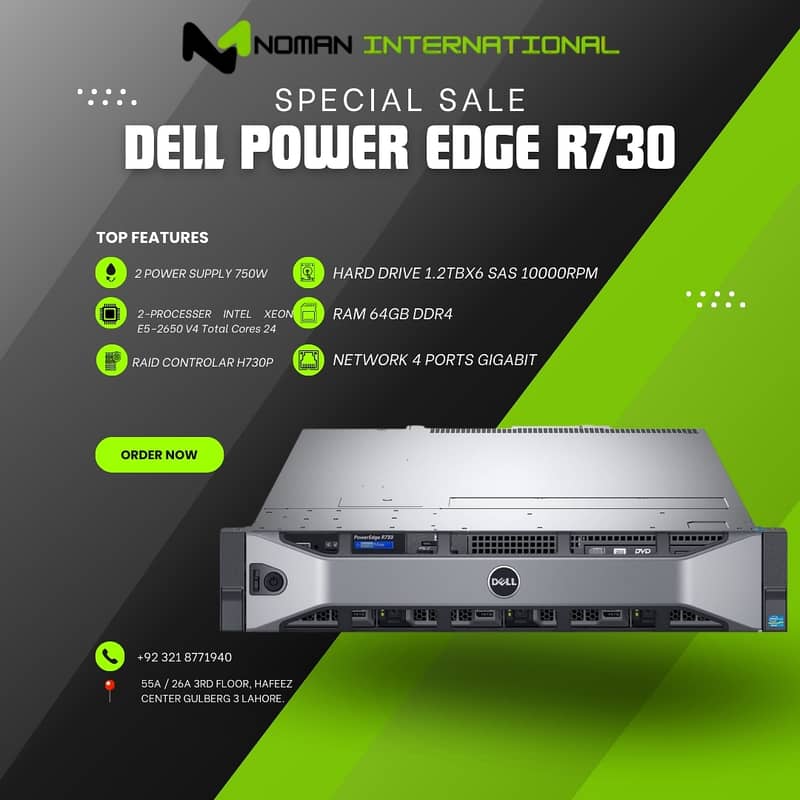 DELL POWER EDGE R730  | server

                                                            alt=