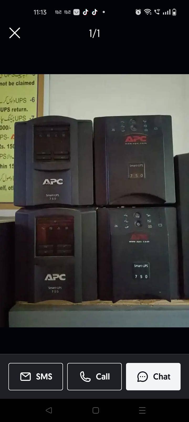 SUA/SMT 1KVA/2KVA/3KVA APC SMART UPS AVAILABLE

                                                            alt=