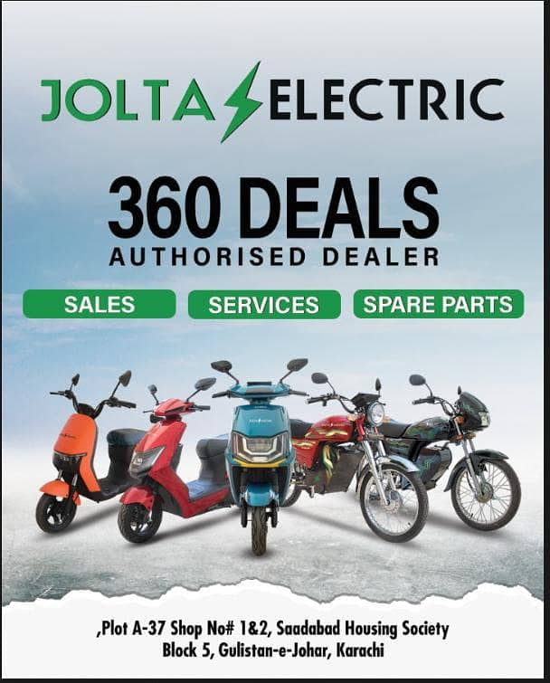 Jolta Electric Scooties All Range

                                                            alt=