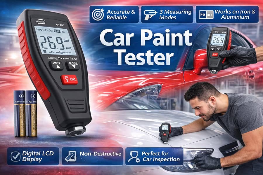 Benetech GT235 Coating Thickness Guage | Car Paint Tester In Pakistan

                                                            alt=