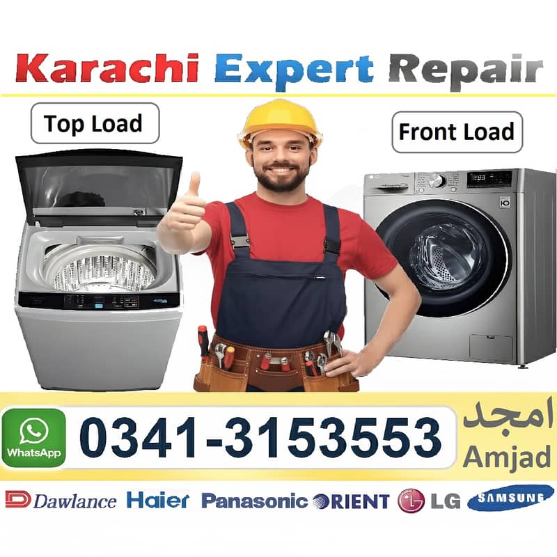 Automatic Washing Machine Repair Dawlance Haier Samsung LG Kenwood SG

                                                            alt=