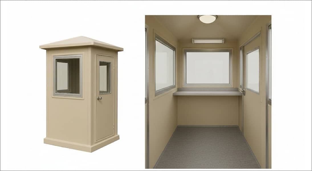 Portable Prefabricated Security Cabin

                                                            alt=