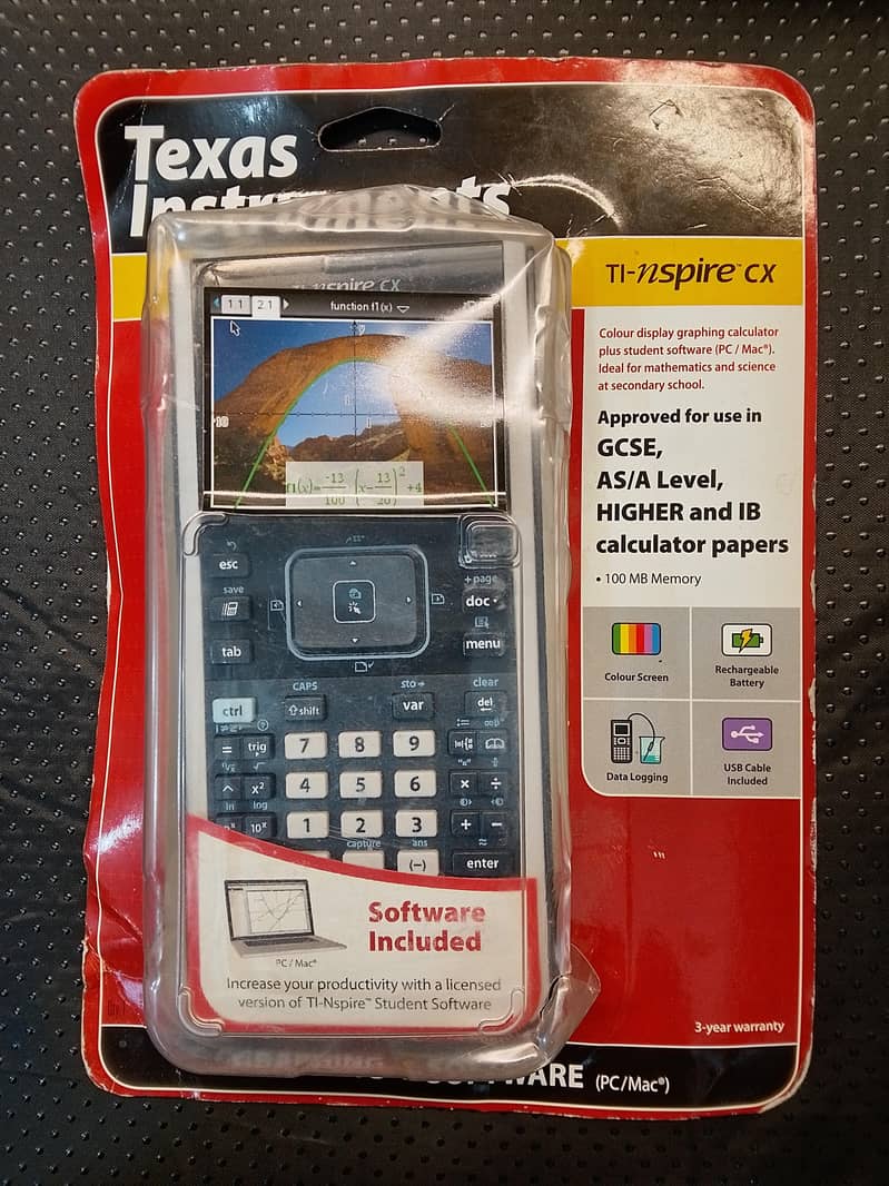 TEXAS INSTRUMENTS TI-NSIPRE CX-II -T CAS  GRAPHIC CALCULATOR

                                                            alt=