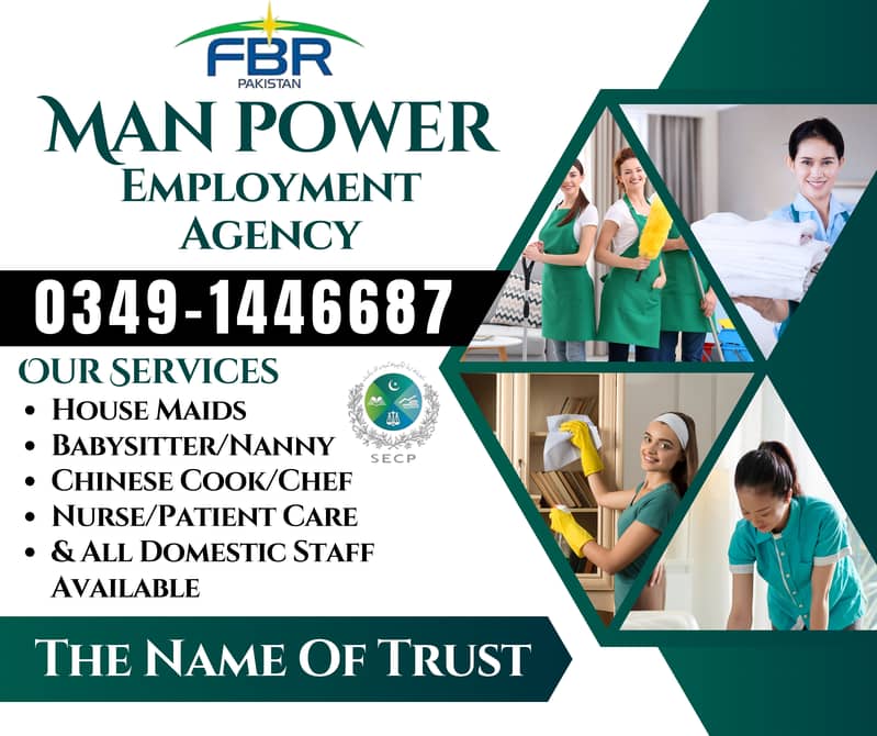 Maids / House Maids / cook / Nanny , chef / Baby Sitter maid available

                                                            alt=