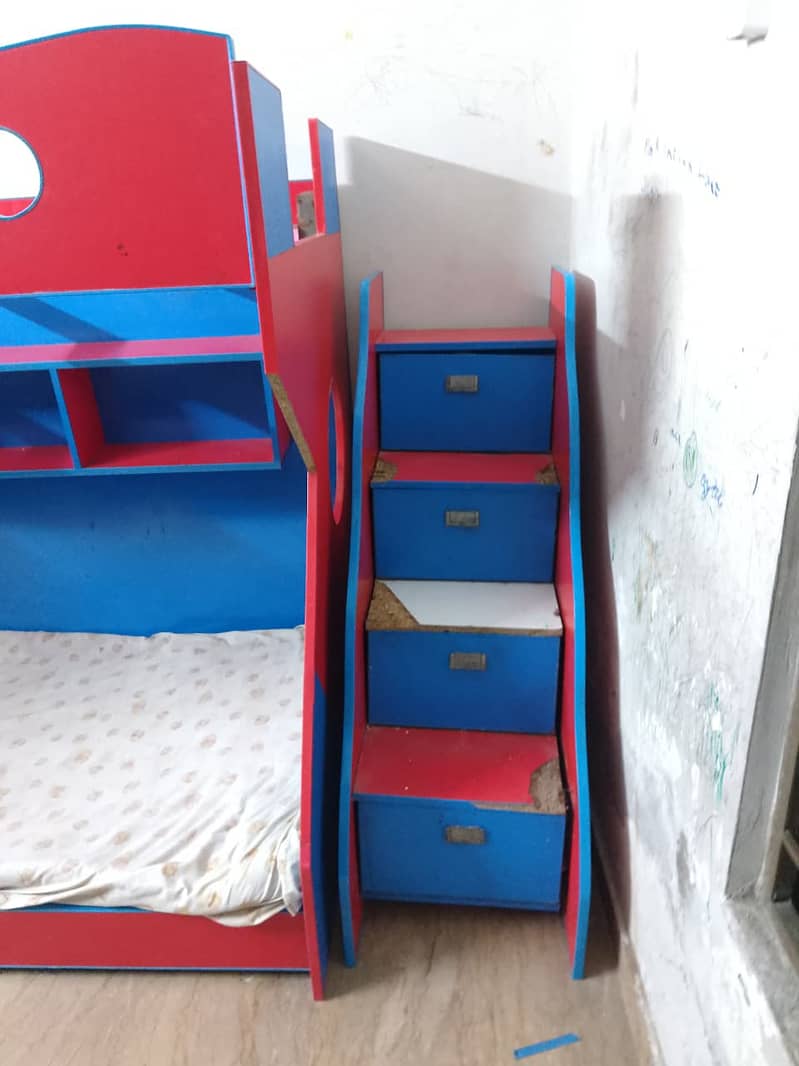 Bunk bed | Kid wooden bunker bed | Baby bed | Double bed | Kids bed

                                                            alt=