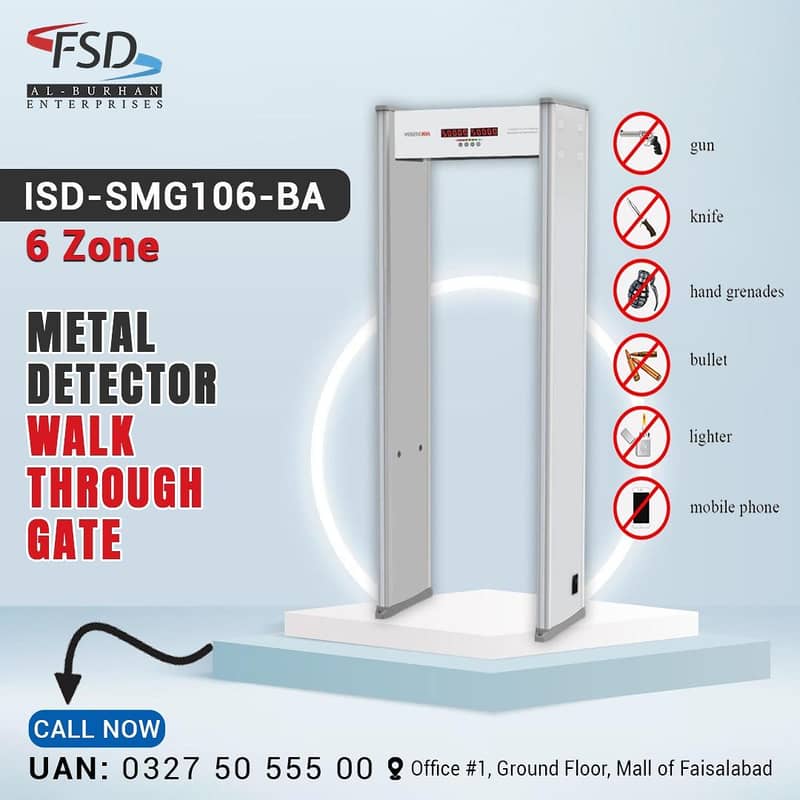 Walk Through Security Gate Metal Detector DAHUA/ HIKVISION,GARRETT,ZKT

                                                            alt=