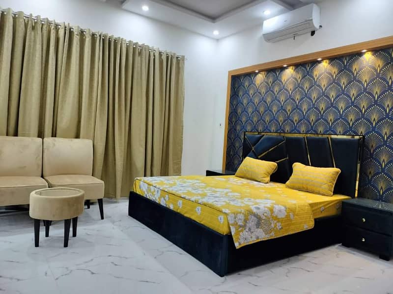 Par Day and short Time full furnish one BeD Room ment Available for rent Bahria Town Phase 6 family apartment

                                                            alt=