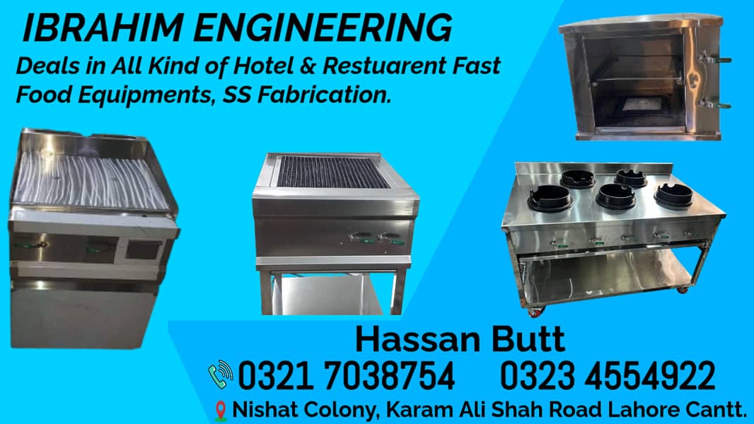 Pizza Oven / Deep Fryer / Tandoor / Shawarma Counter / Bar B Counter

                                                            alt=